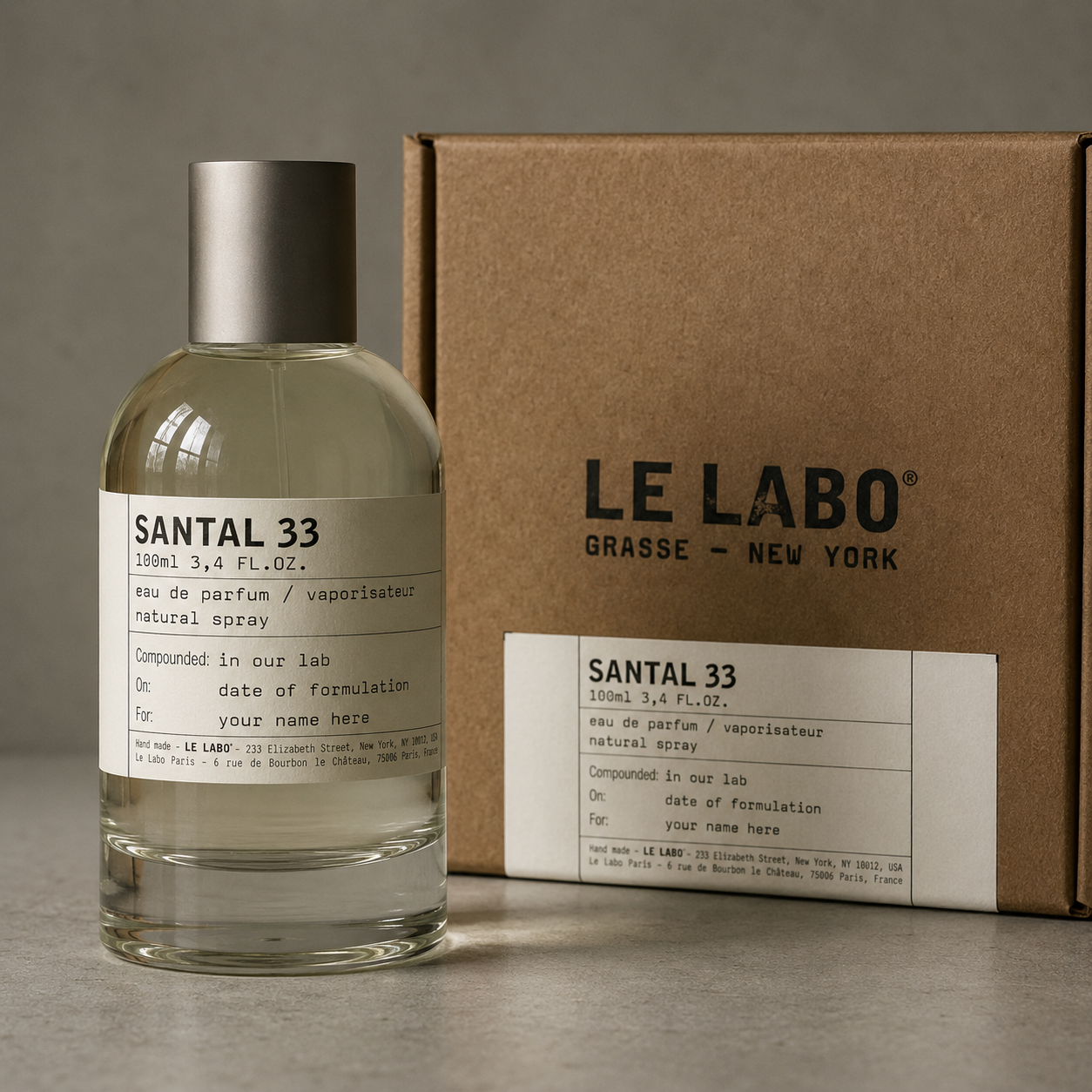 Le labo Santal 33